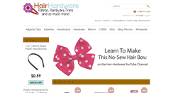 Desktop Screenshot of hair-hardware.com